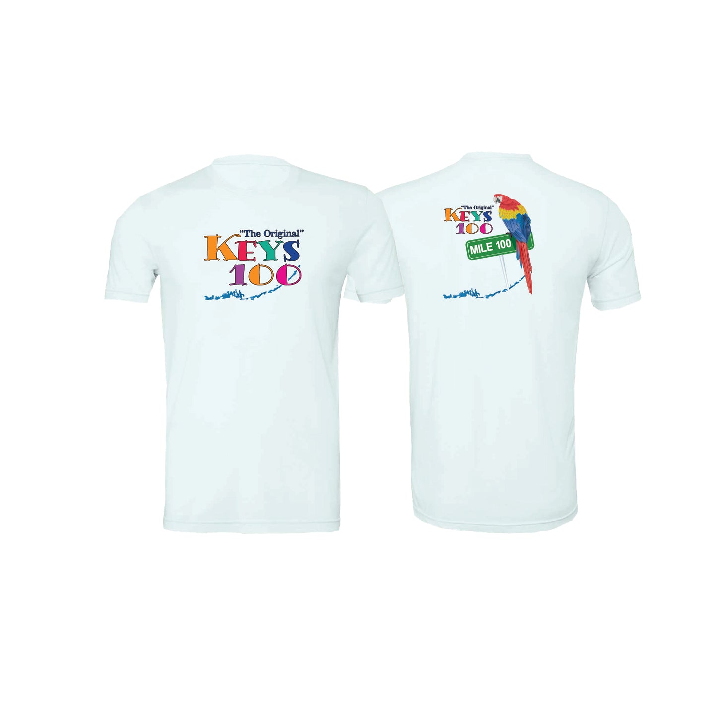 Short Sleeve Tri Blend Tee- Ice Blue