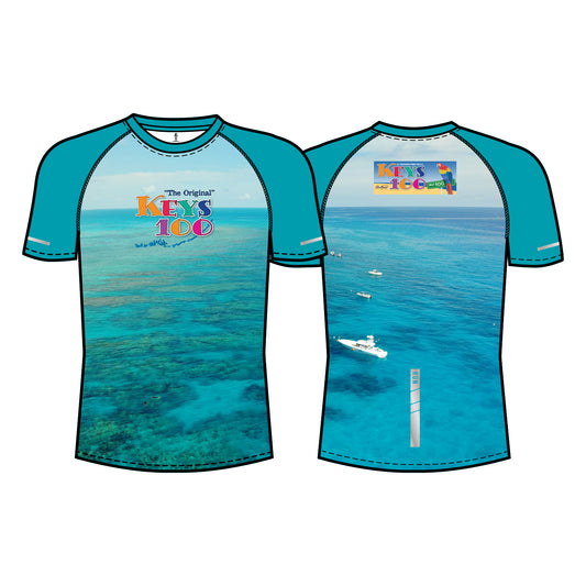 Men's Short Sleeve Performance Tee- Ocean