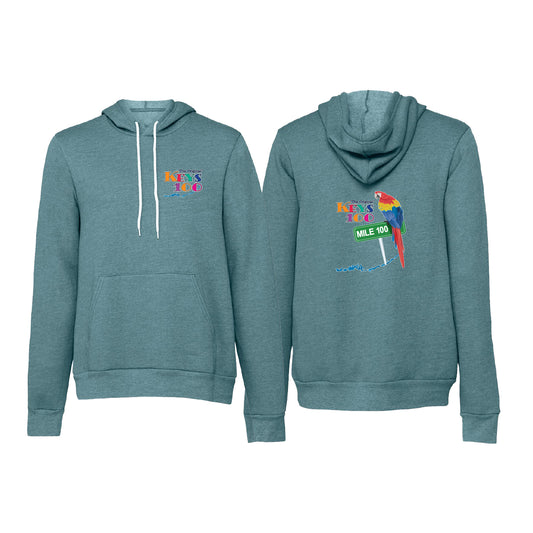 Pullover Hoody - Heather Teal