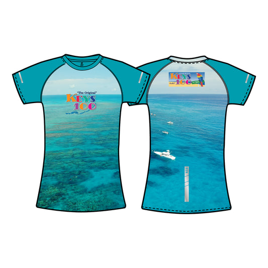 Women's Short Sleeve Performance Tee- Ocean